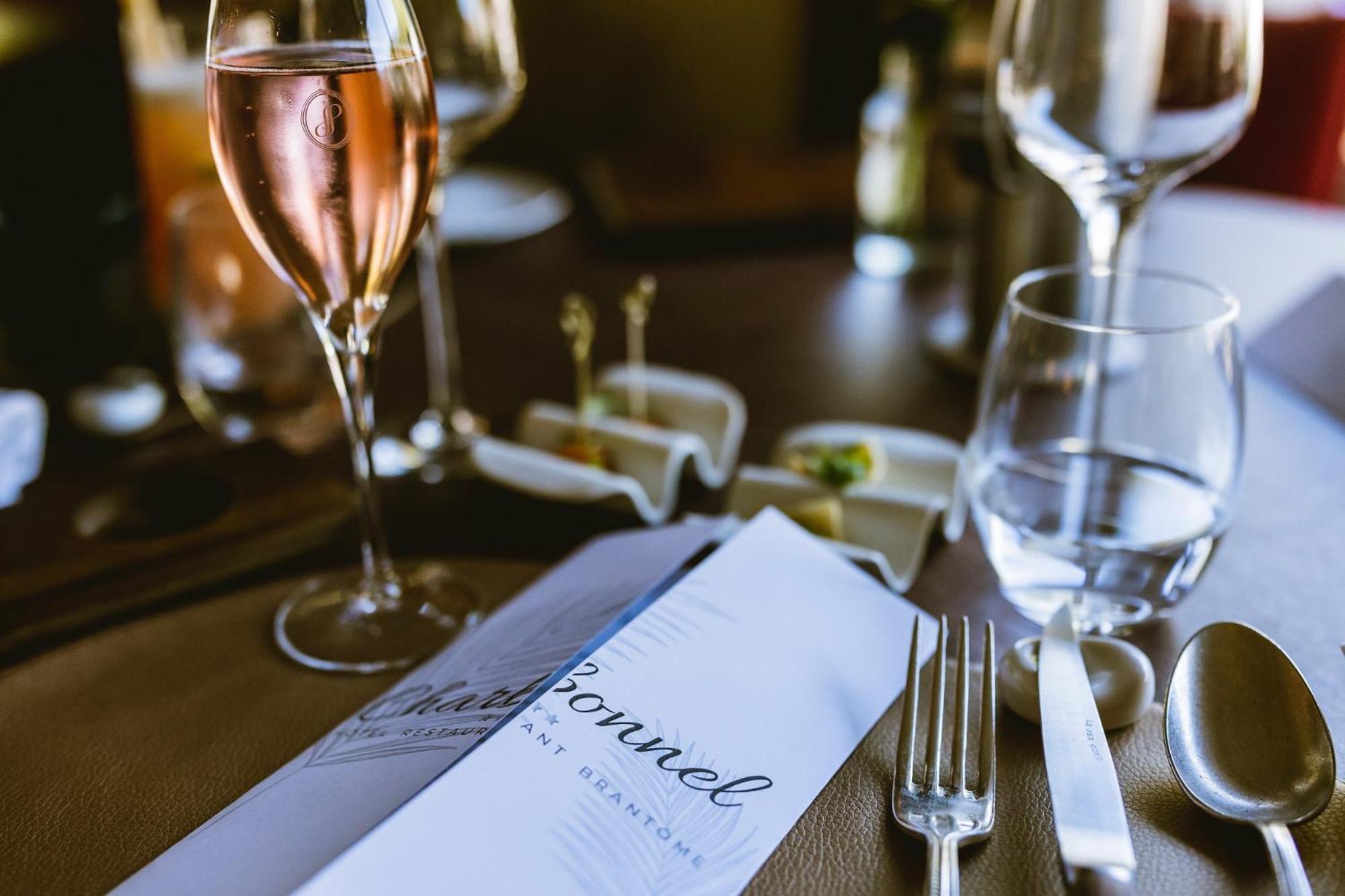 Hotel Restaurant Charbonnel Brantome Luaran gambar