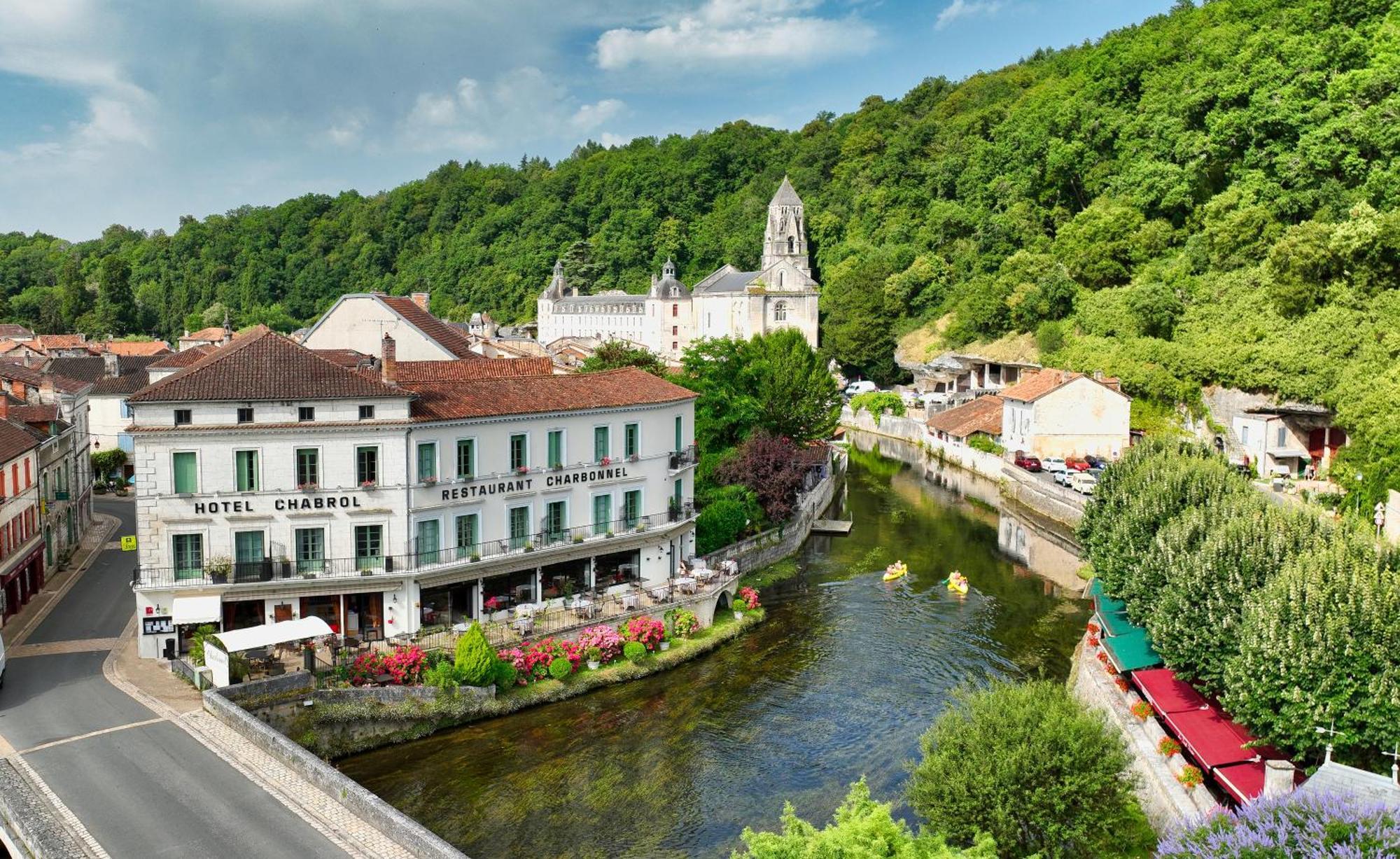Hotel Restaurant Charbonnel Brantome Luaran gambar
