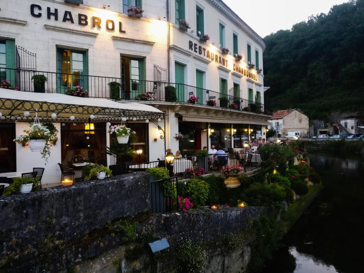 Hotel Restaurant Charbonnel Brantome Luaran gambar